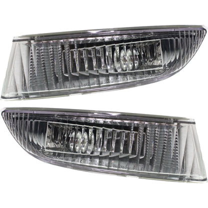 Set of 2 Clear Lens Fog Lights for Toyota Avalon (2003–2004) LH & RH w/ Bulbs