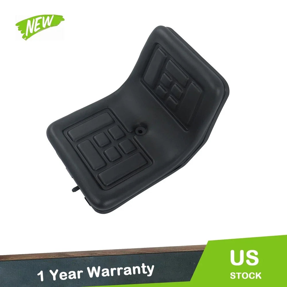 Universal Compact High Back Lawn Tractor Seat with Mounting Bolt Patterns