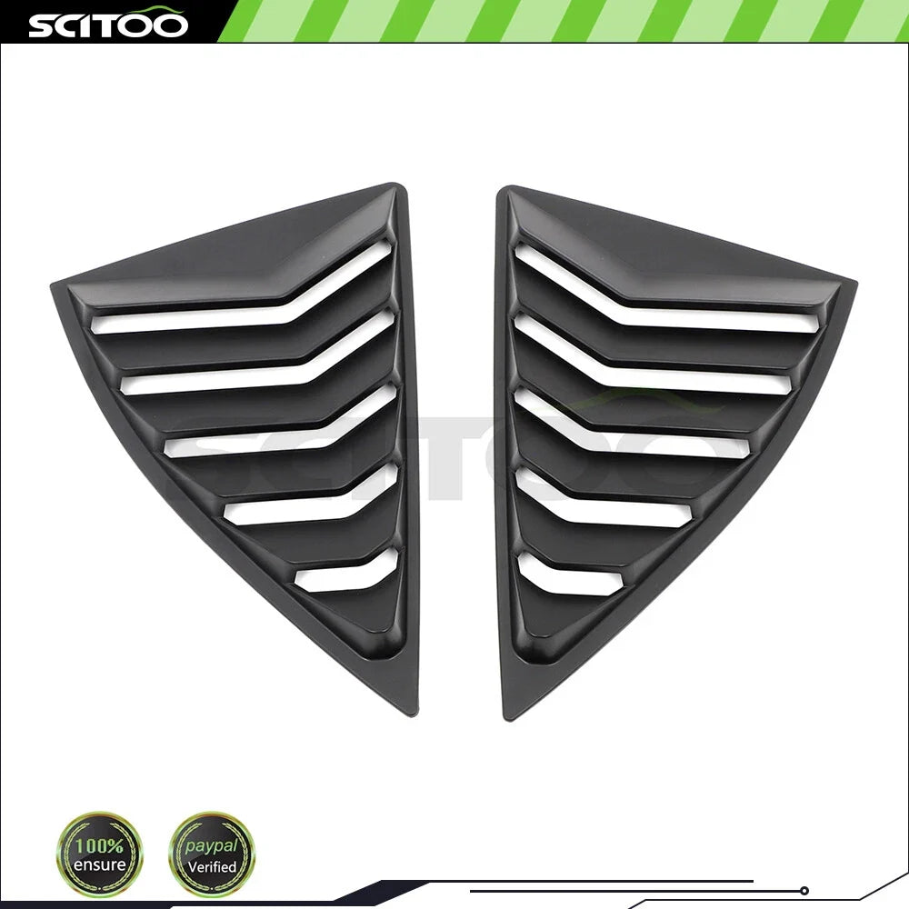 Matte Black Louver Shutter Cover Trim for Chevy Camaro (2010-2015)