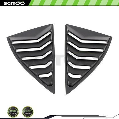 Matte Black Louver Shutter Cover Trim for Chevy Camaro (2010-2015)
