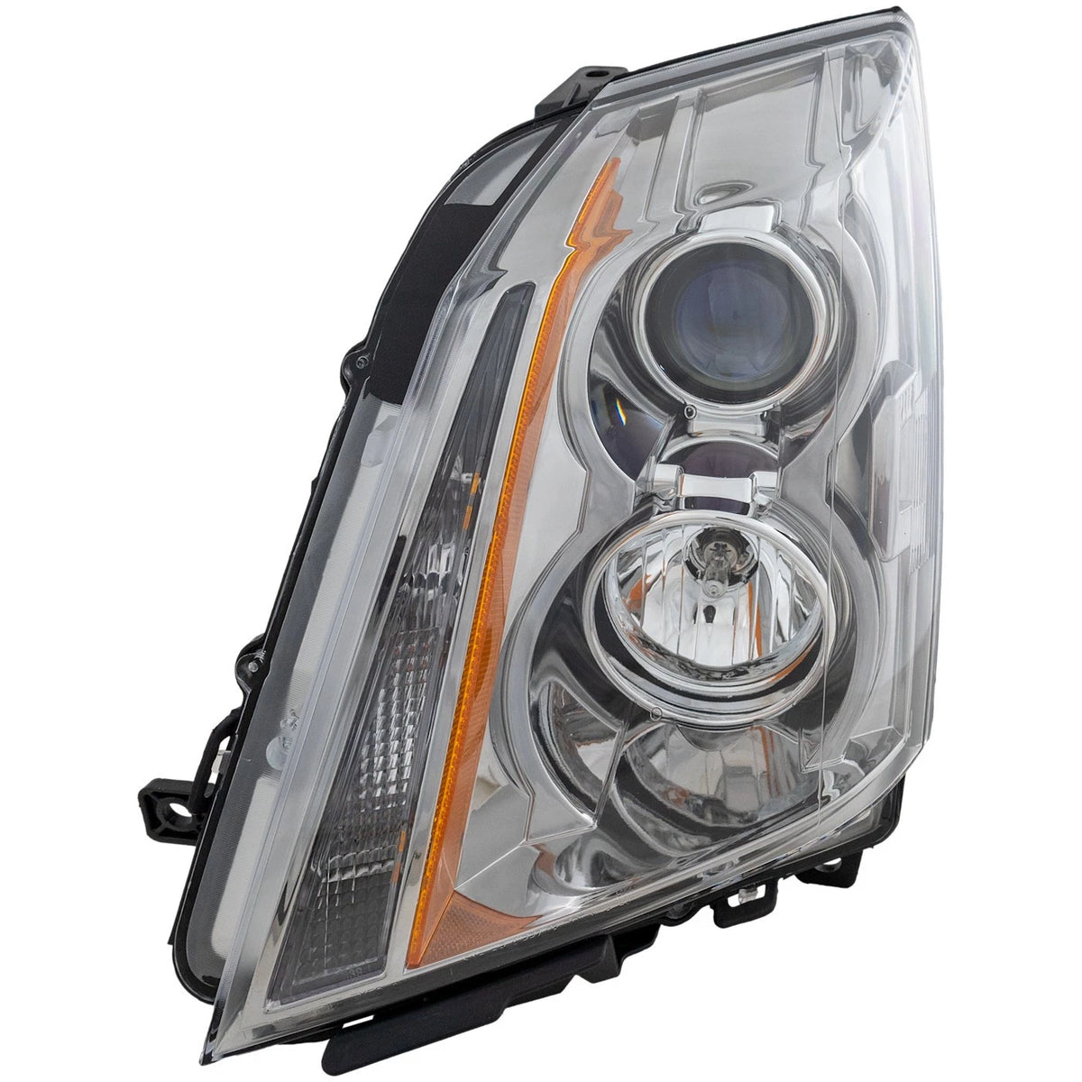 Driver Side Headlight for Cadillac CTS (2008–2015) Halogen with Bulb
