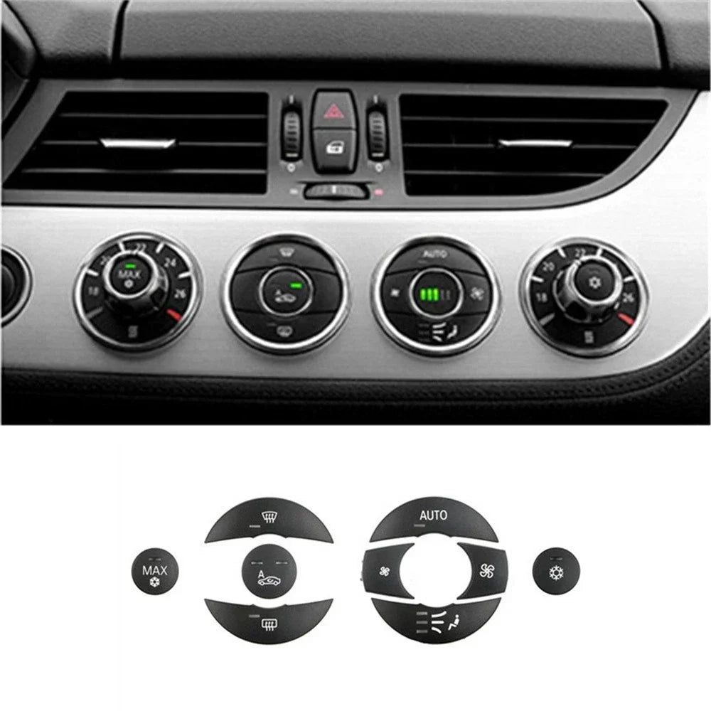 9 Black AC Control Switch Buttons for BMW Z4 (2009-2016)