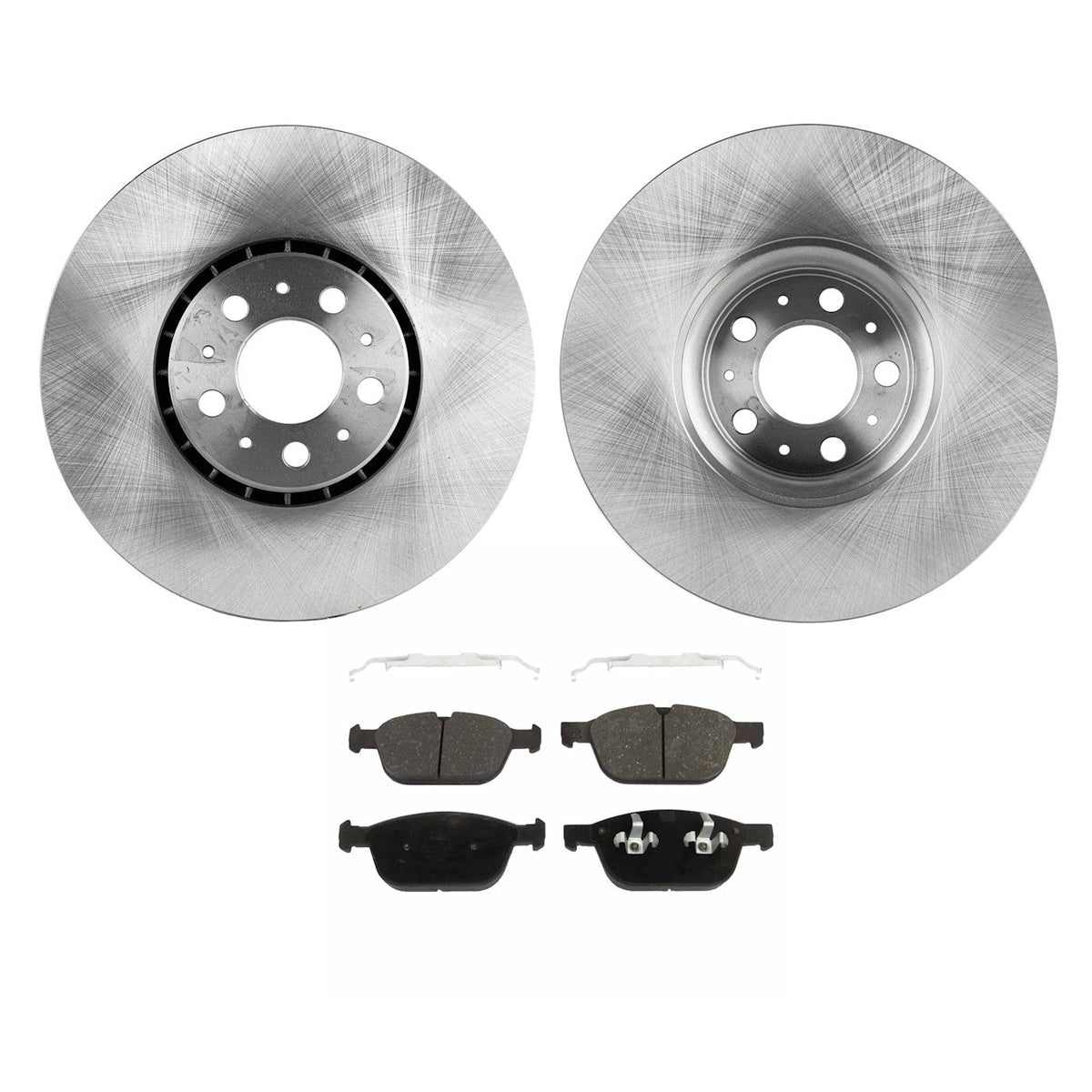 Front Brake Pads and Disc Rotors Kit for 2003-2014 Volvo XC90