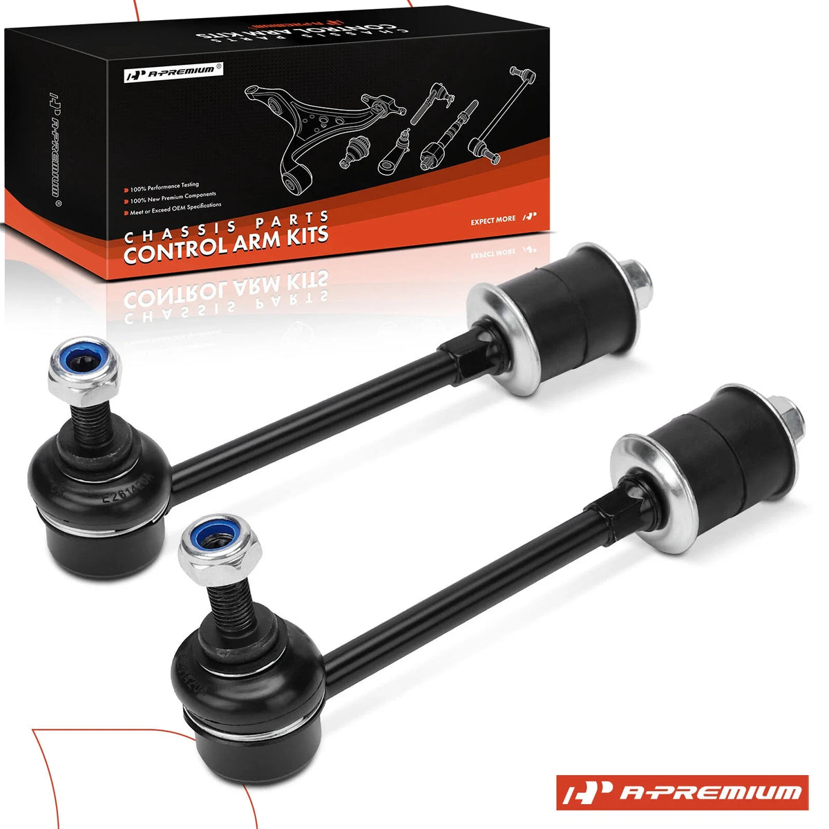 2X Front Sway Bar Link for Nissan Sentra (1990–1995) Nx (1991–1993) Infiniti G20