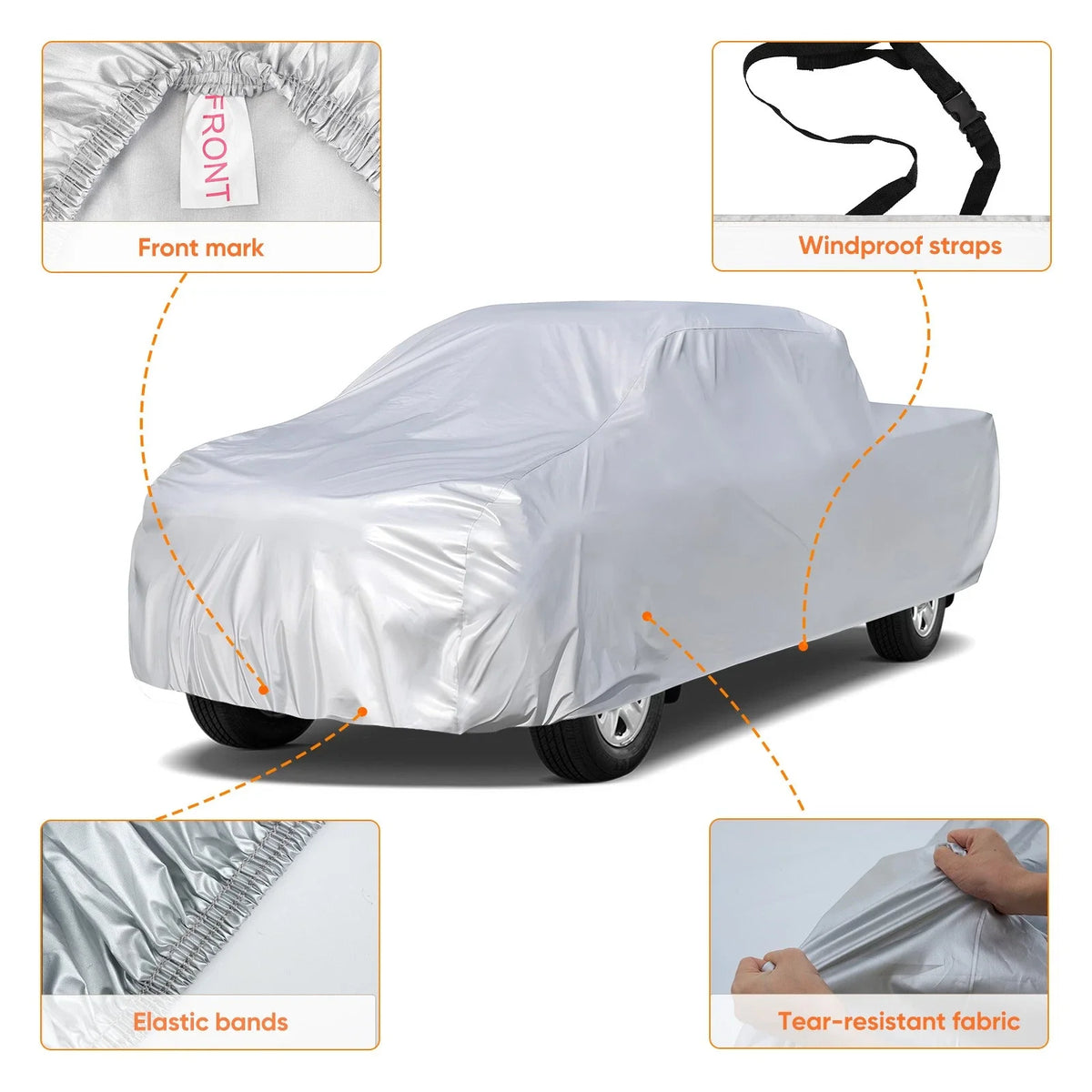 Waterproof Outdoor Protection Car Cover for Chevrolet Silverado