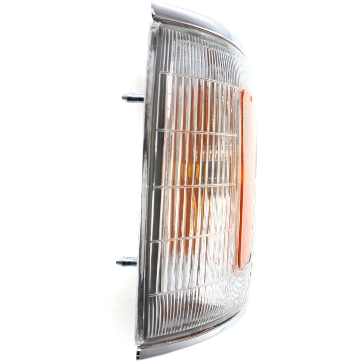 Corner Light for Toyota Pickup (1989–1991) Chrome Trim Driver Incandescent Bulb