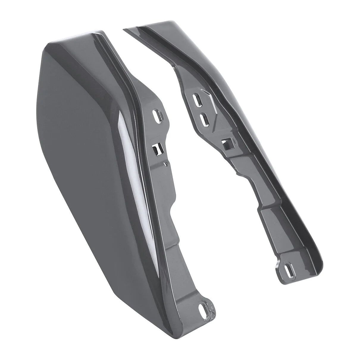 Mid Frame Air Deflectors for CVO Street Road Glide (2018) - Gunship Gray