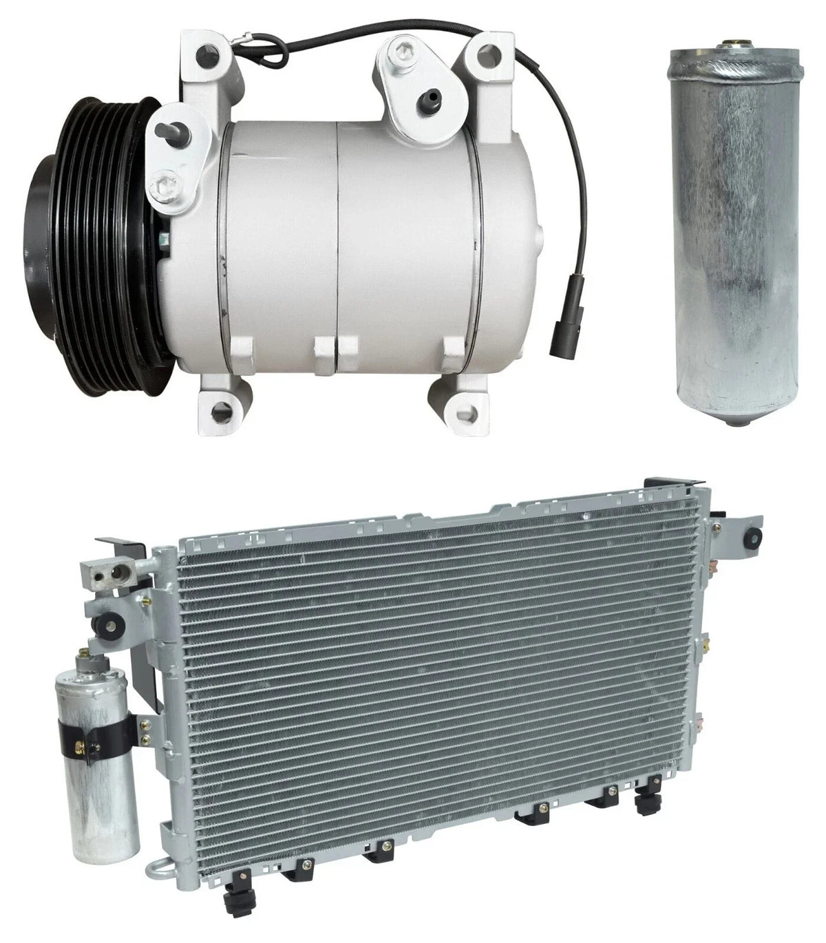 AC Compressor Kit With Condenser for Isuzu Rodeo 2.2L 3.2L (2004–2008)