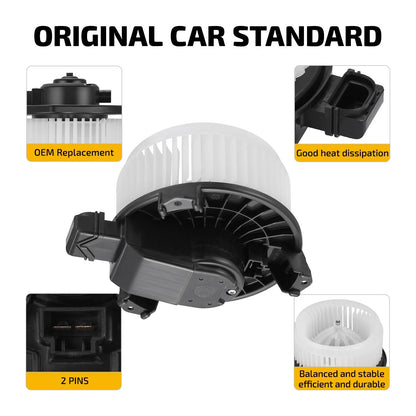 Blower Motor Assembly A/C Fan for Ford Fusion Edge Lincoln MKZ MKX 2006-2020