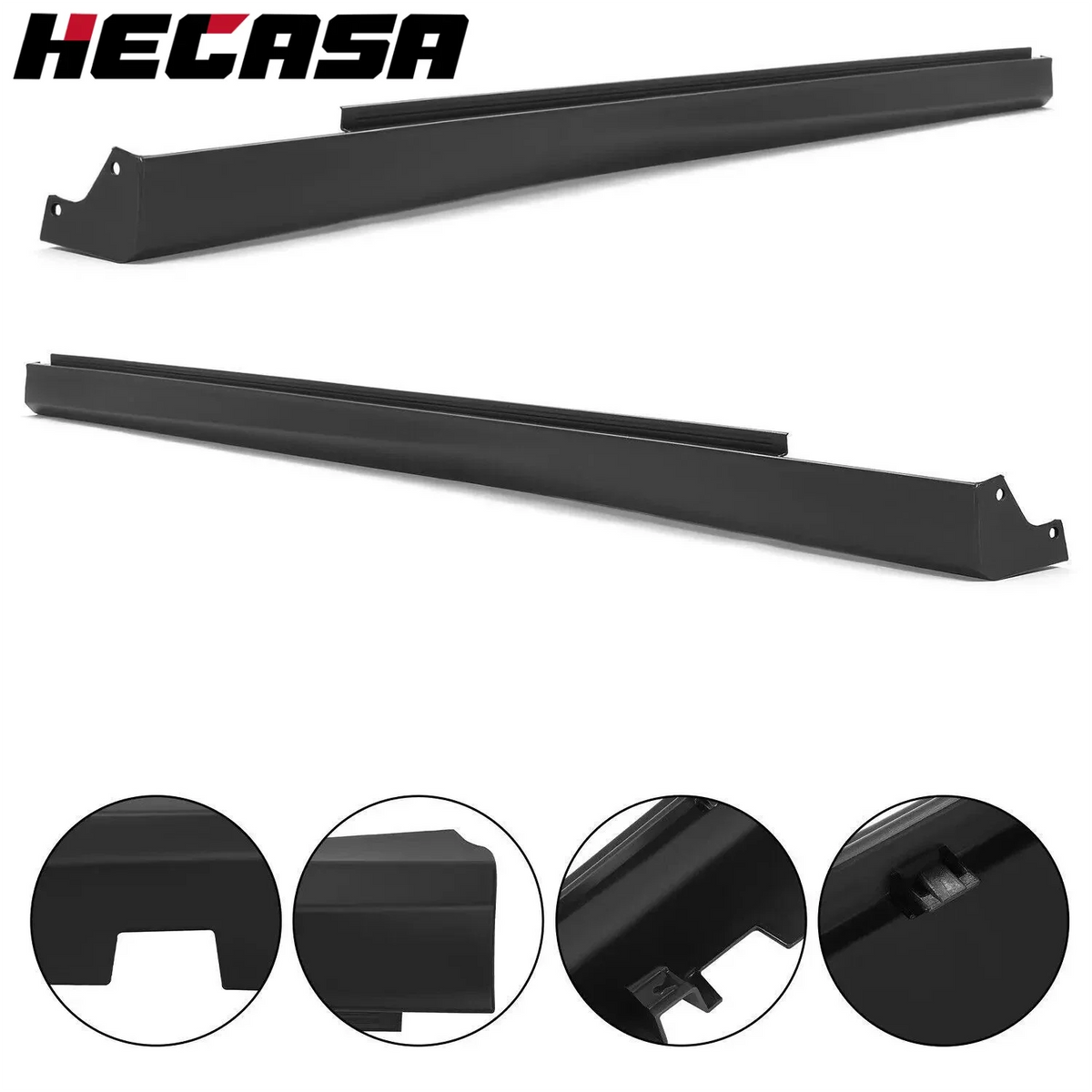 Side Skirt Rocker Panel Trim Molding for Dodge Charger 2012-2023 LH+RH