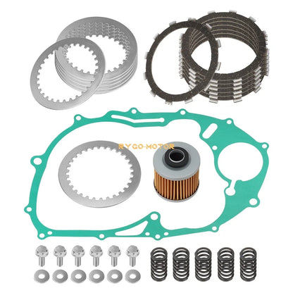 Clutch Friction and Steel Plates w/Gasket for Yamaha XVS650 V-Star (1998–2016)