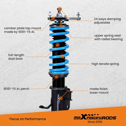 Adjustable Lowering Coilover Kit for 2013-2023 Toyota 86 / Subaru BRZ