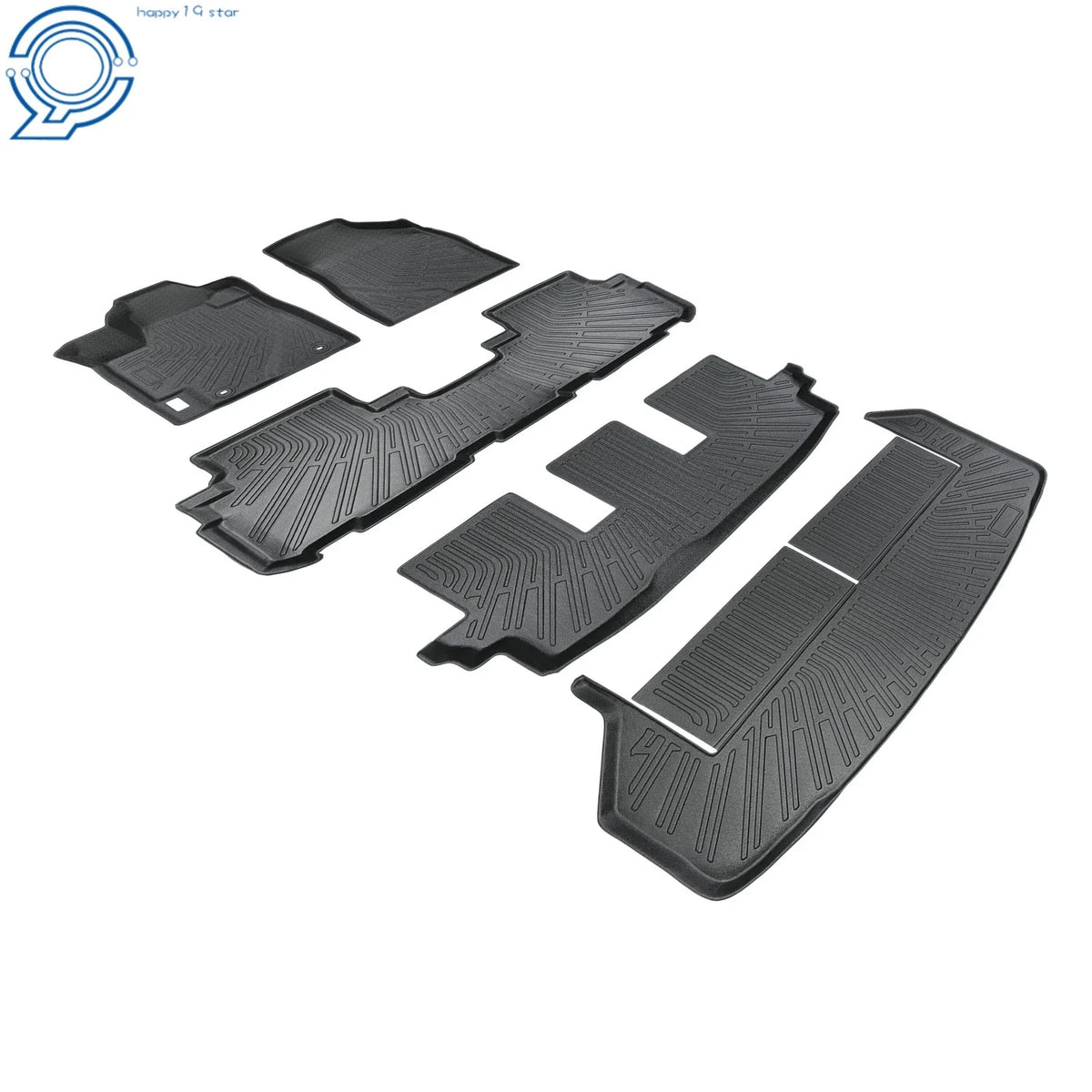 4-Piece All Weather Floor Mat Set for Toyota Highlander 2008-2013