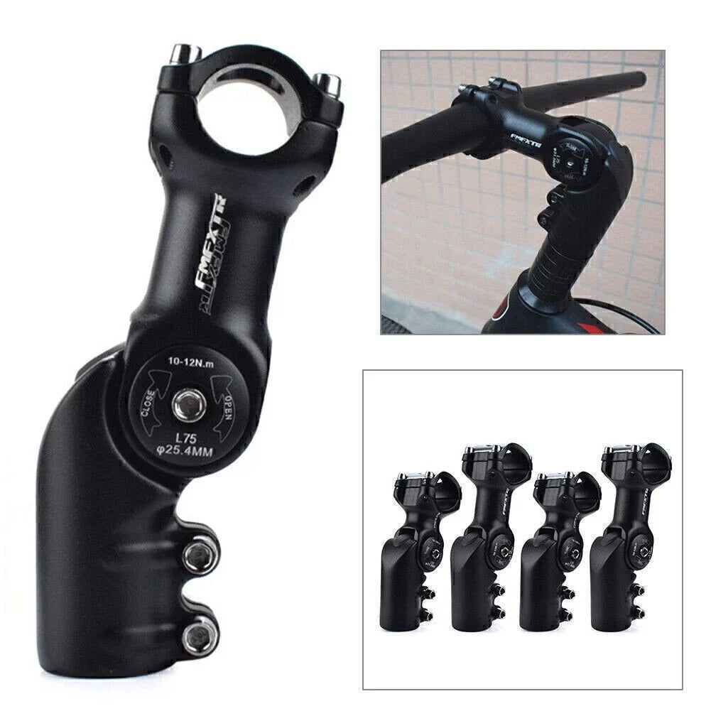 Adjustable Handlebar Stem for Mountain Road Bike (25.4/31.8mm)