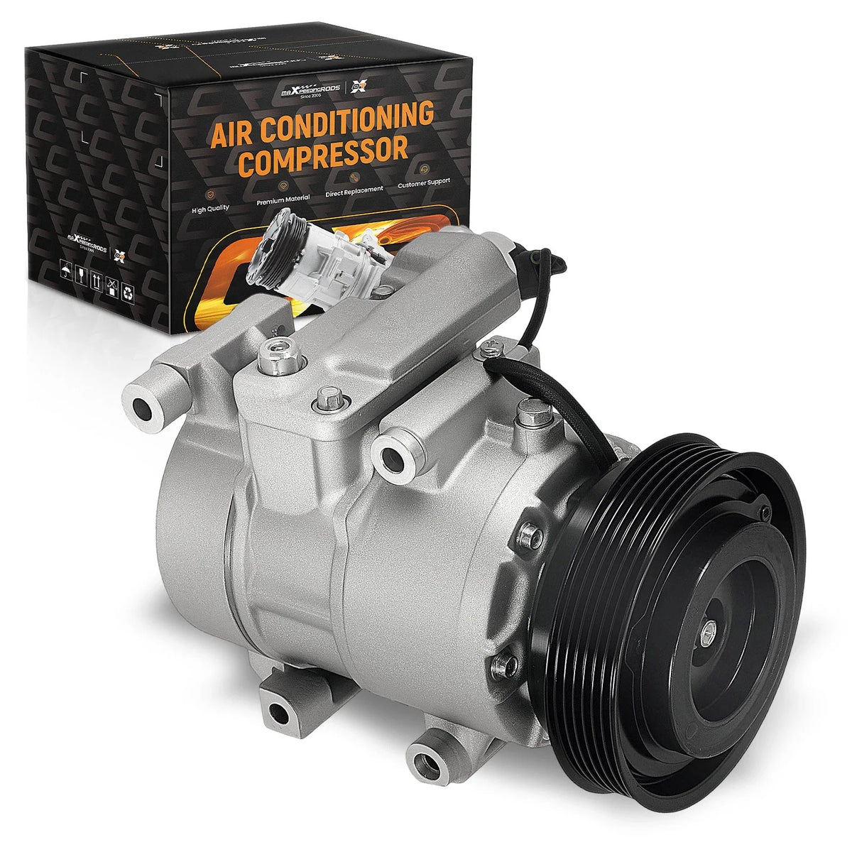 Compressor w/Clutch for Hyundai Veloster Accent 2011-2017