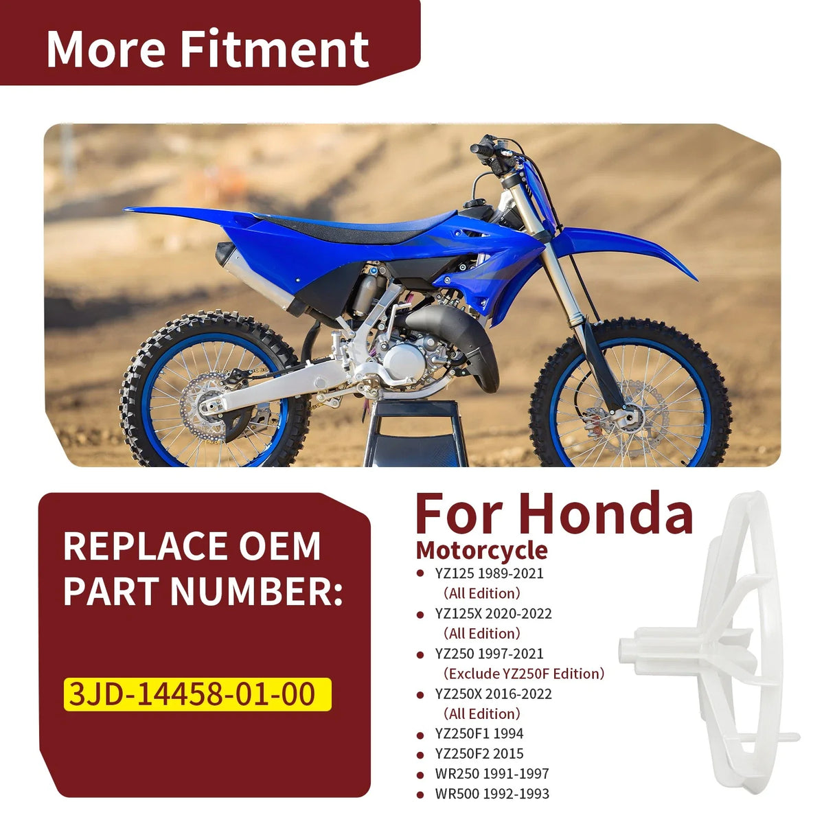 Cage Holder Guide for Yamaha Air Filter WR250 WR500 YZ125 YZ250 1975-2023