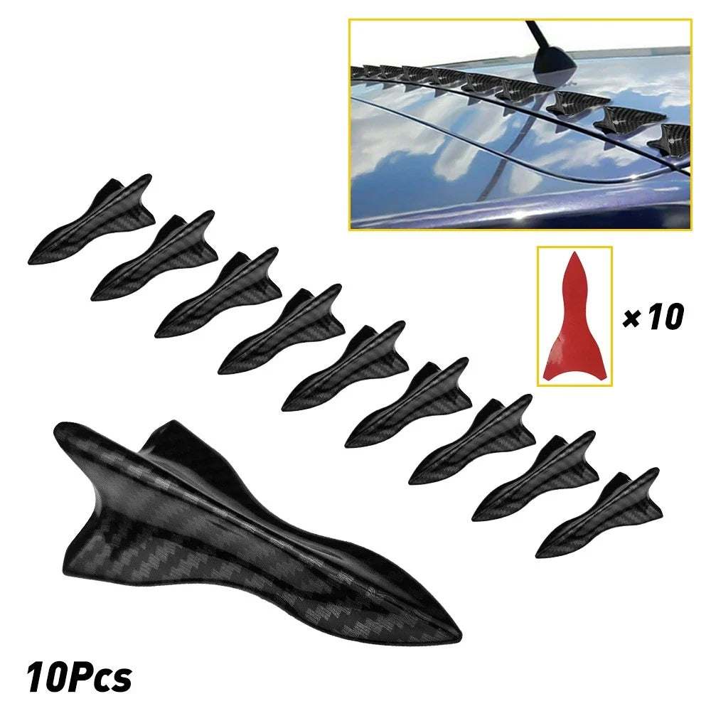 Shark Fin Diffuser Vortex Generator for Car Wing Roof Spoiler (2010–2020)
