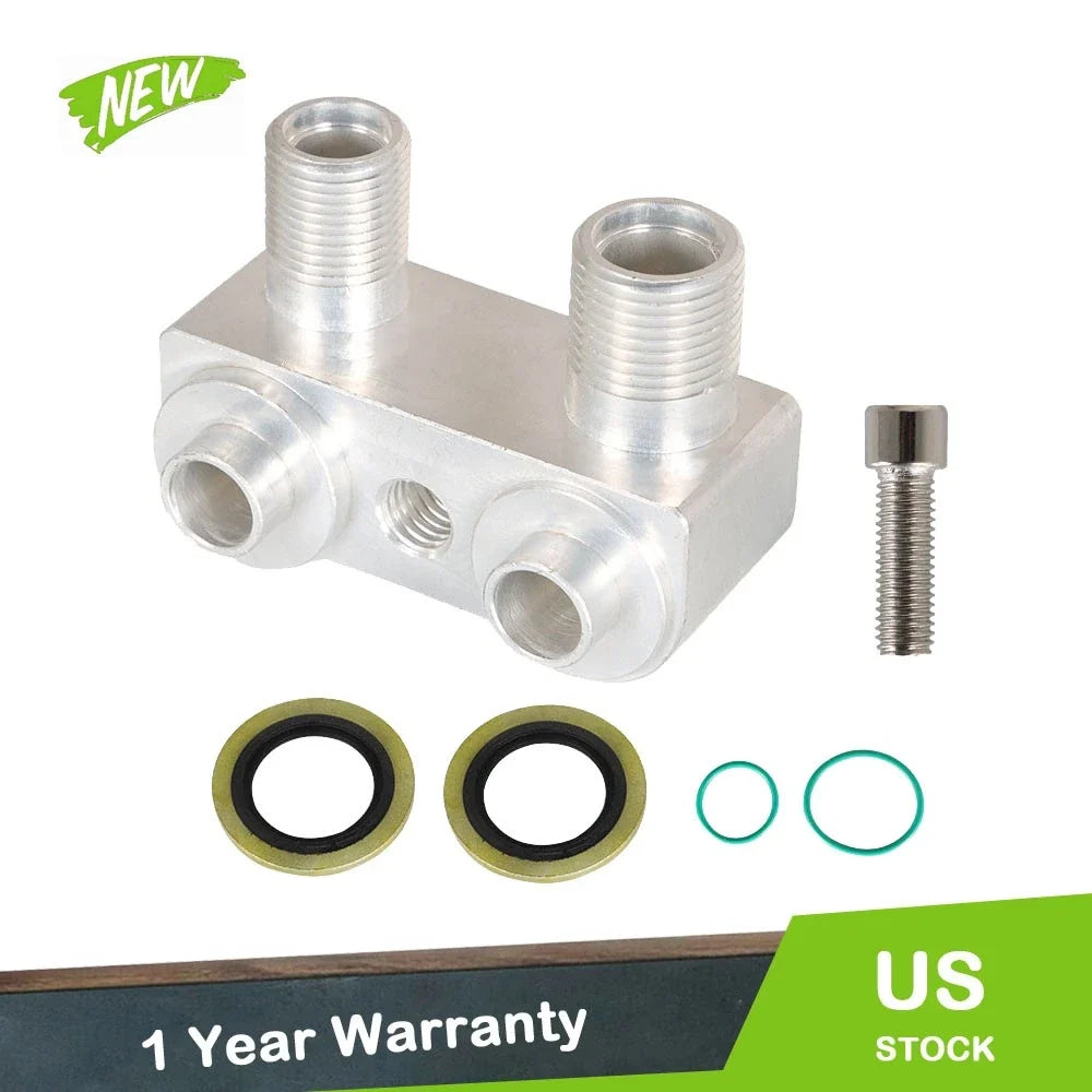 CNC Machined Adapter Fitting for LSX LS1 Swap AC Compressor
