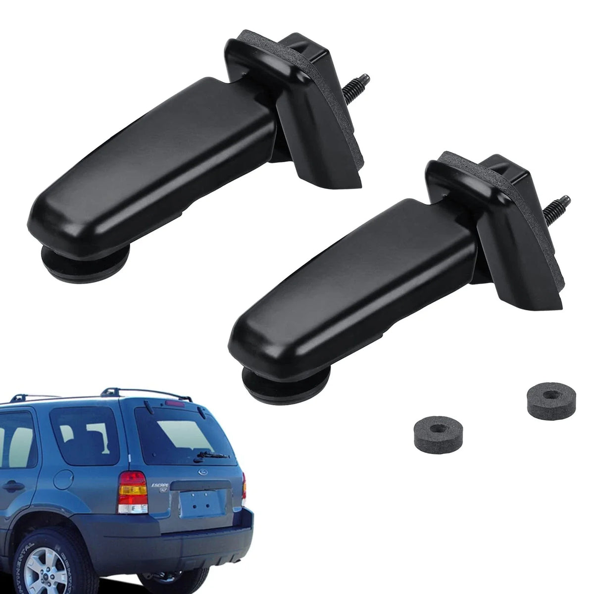 Set of 2 Rear Back Window Glass Hinges for 2001–2007 Ford Escape