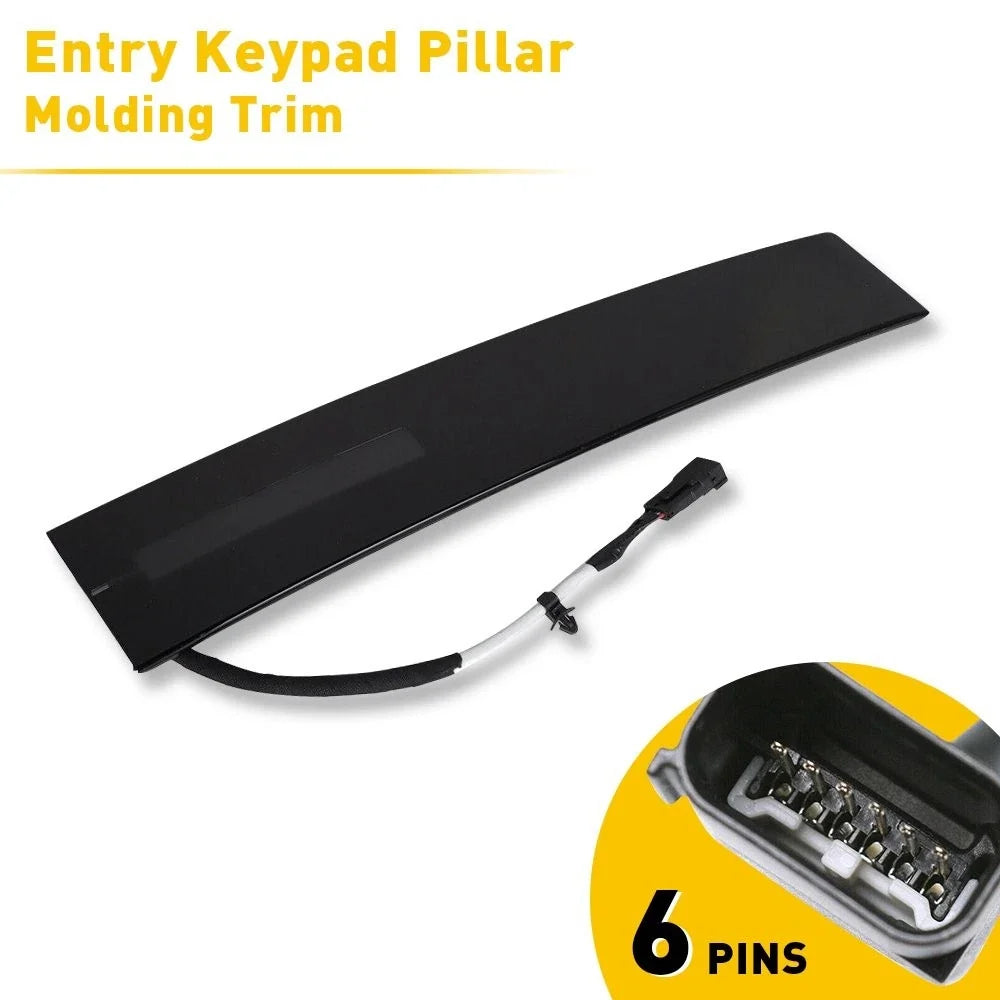 Pillar Molding for Driver Side Door Entry Keypad - Ford Explorer 2011-2019