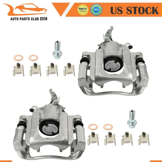 Brake Calipers w/ Bracket Pair for Dodge Journey (2009–2012)