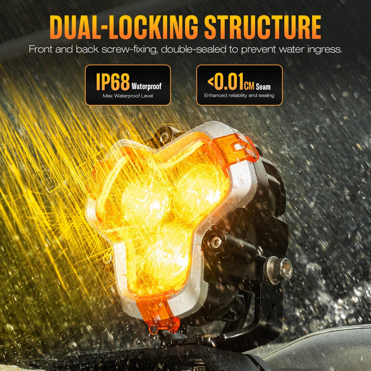 3" Off Road LED Pod Work Light for SUV UTV