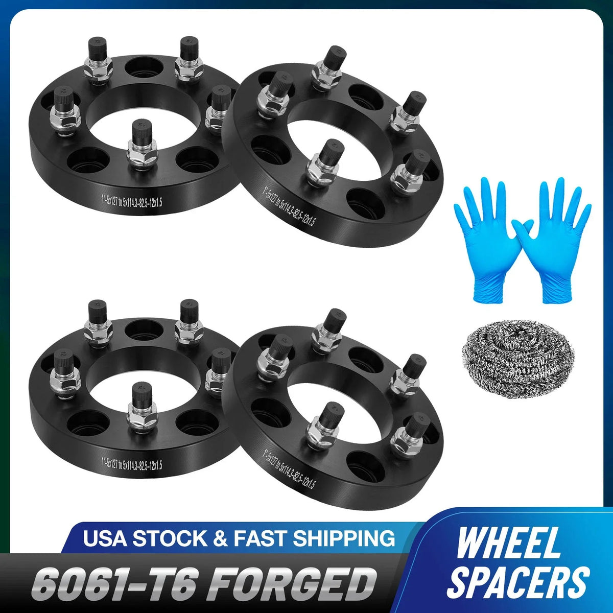 Wheel Adapters 5x127 to 5x114.3 for Dodge Journey GMC Safari (2008–2020)