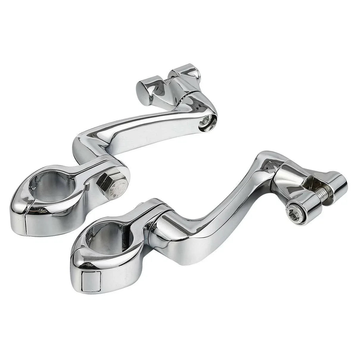 Engine Guard Foot Peg Mount 1 1/4" Adjustable for Harley Touring