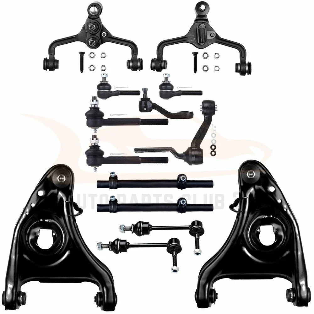 14pcs Front Suspension Control Arms for Lincoln Town Car (1995–2002)
