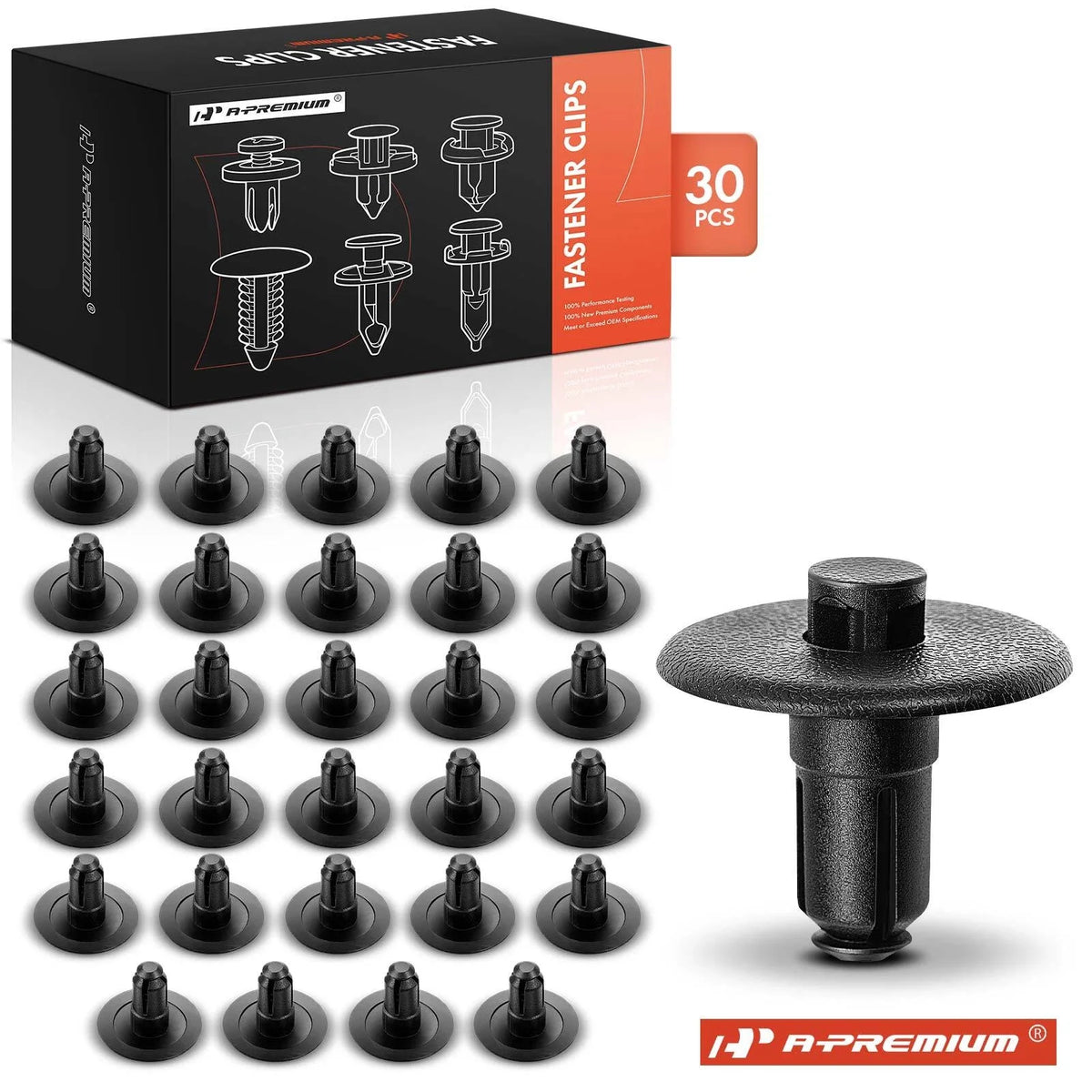30x Nylon Radiator Support Clips for Buick