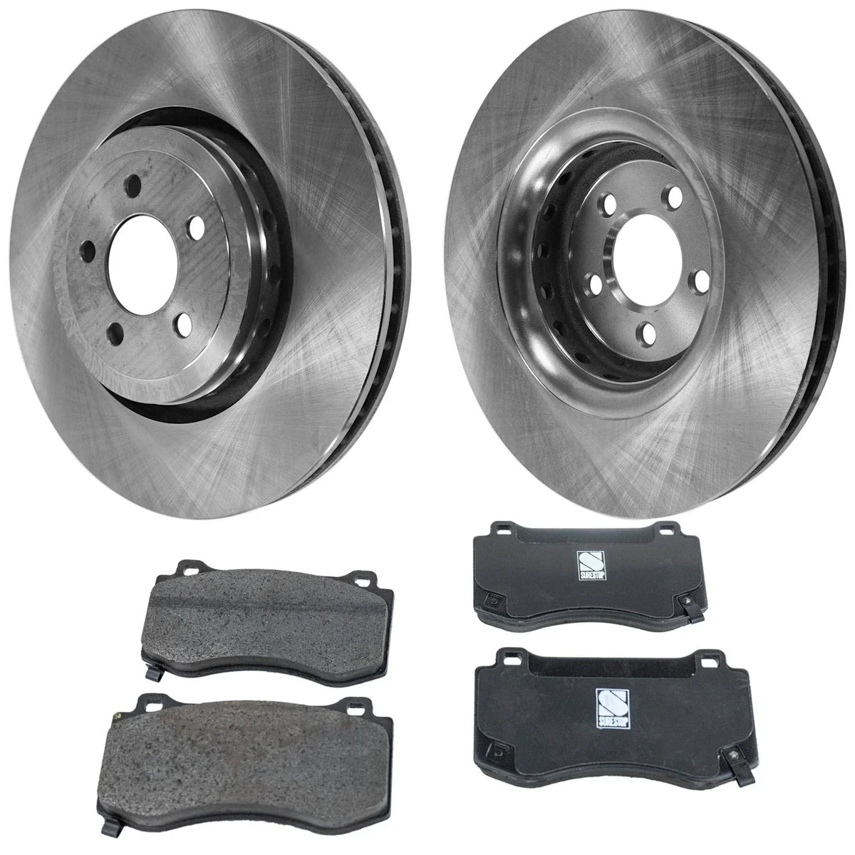 Front Brake Kit: Disc Rotors and Pads for Dodge Challenger 2018-2020