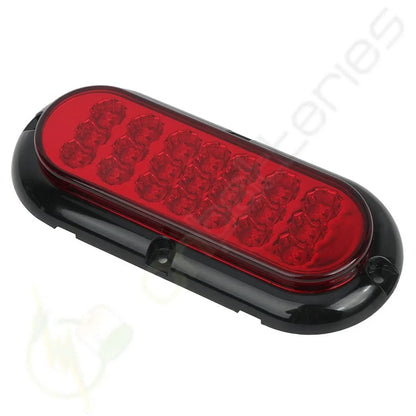 6" LED Red Light Set for Four Hole Screw Installation