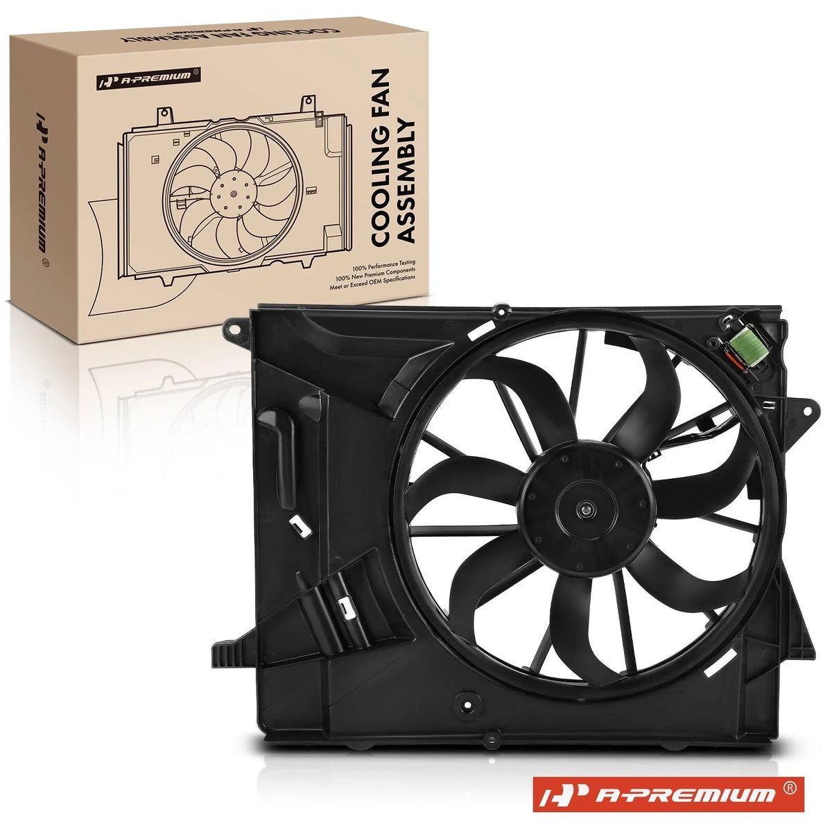 Cooling Fan Assembly with Shroud for Buick Encore (2016–2019)