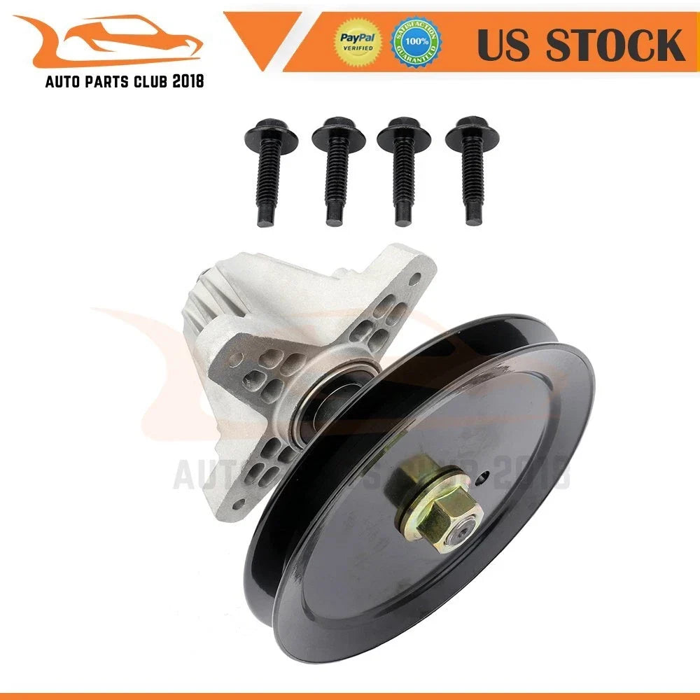 Spindle Assembly with Pulley Bolt for Troy Bilt MTD