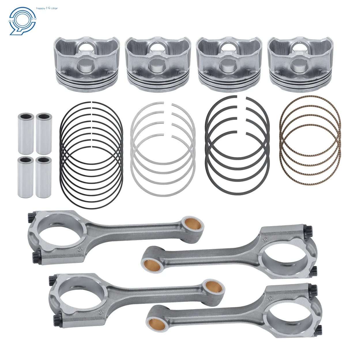 Connecting Rod, Piston & Ring Set for Hyundai Elantra (2012–2016)