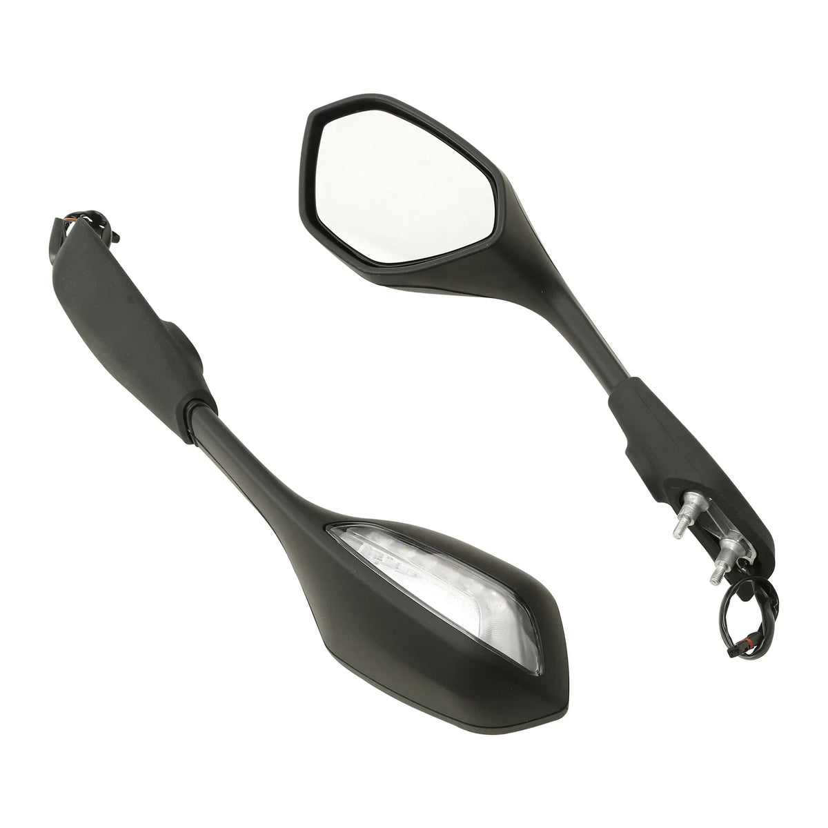 Rear-View Mirrors with LED Turn Signals for BMW S1000RR (2019–2024)