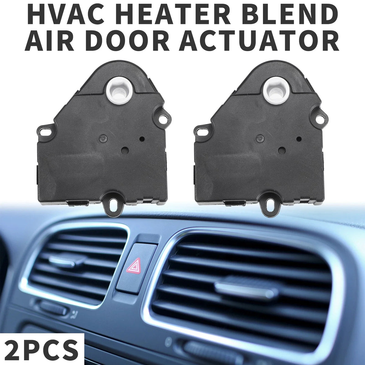 2pcs HVAC Heater Blend Door Control Actuator for Buick Century (1997–2005)