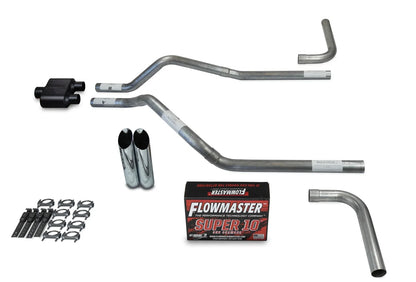 2.5" Dual Exhaust Kit with Flowmaster Super 10 for Chevy Blazer 2000–2004