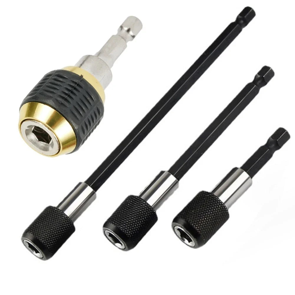 1/4 Inch Hex Shank Screwdriver Bit Extension Rod Quick Release Adapter Tool