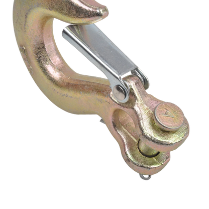 Set of 8 Clevis Slip Hooks 3/8" for G70 - Heavy Duty & Safety Latch