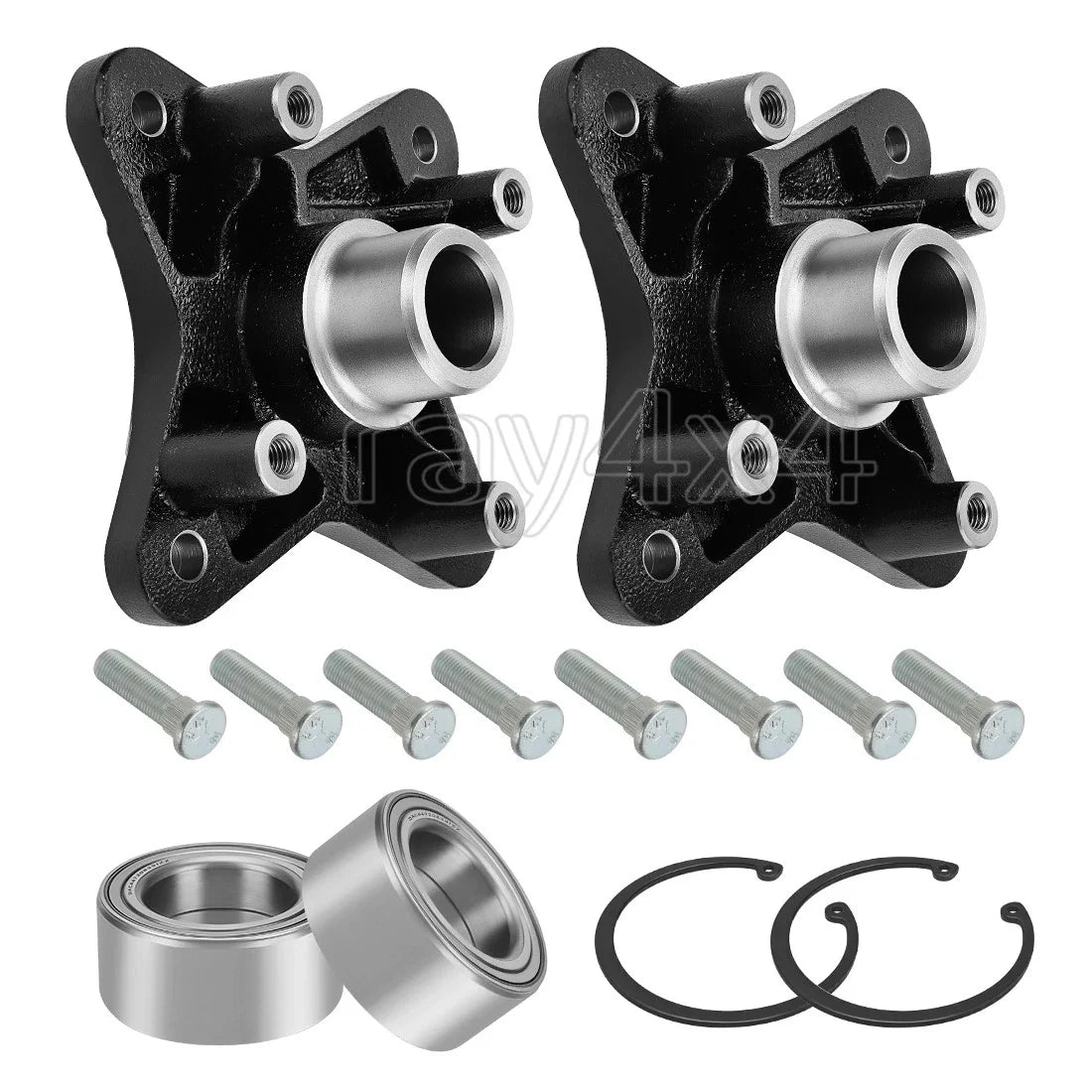 Rear Wheel Hub & Bearing Set with Bolts for RZR XP 900 (2011-2013)