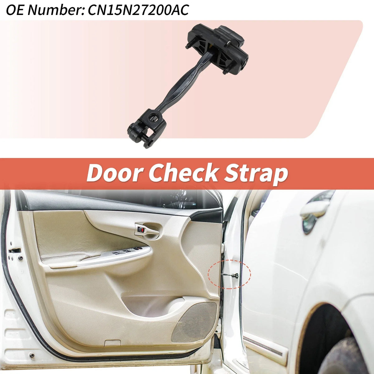 Door Check Strap for Ford EcoSport (2012–2015) No.CN15N27200AC