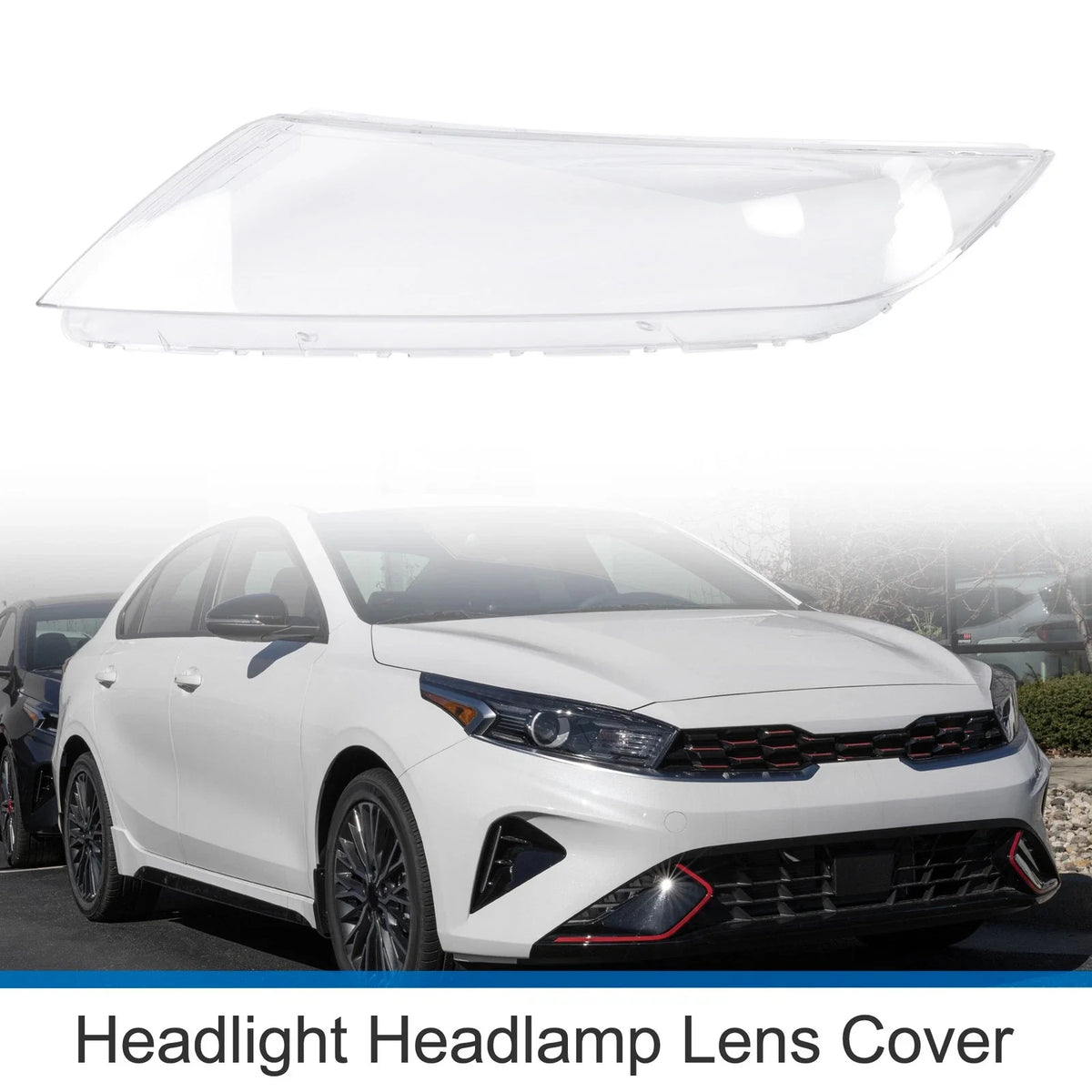 Headlight Lens Cover for Kia Optima (2011–2013) PC Clear