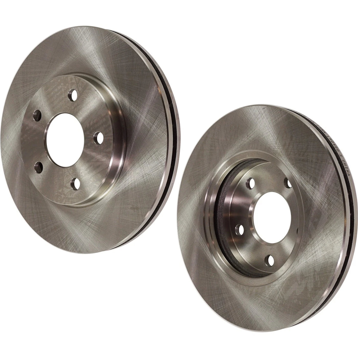 Front Brake Disc Set for Chevrolet Malibu (2004–2008) - Plain Surface