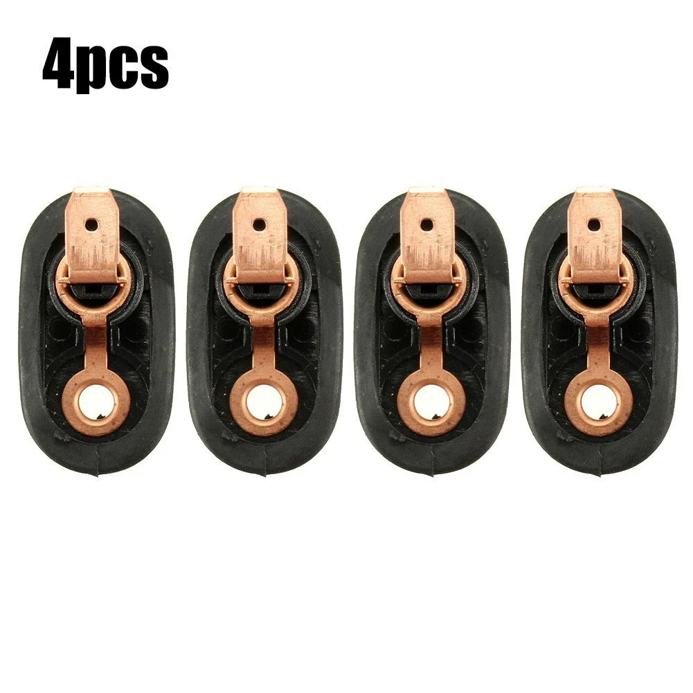 Set of 4 Door Light Switch Buttons for Interior (Metal, Plastic)