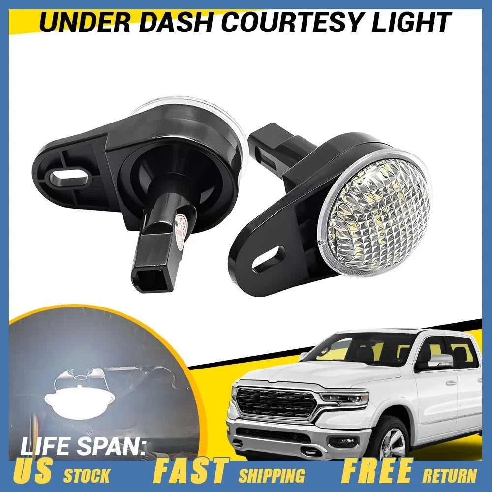 LED Under Dash Courtesy Light for Dodge Ram 1500 2500 3500 Durango (2013–2023)