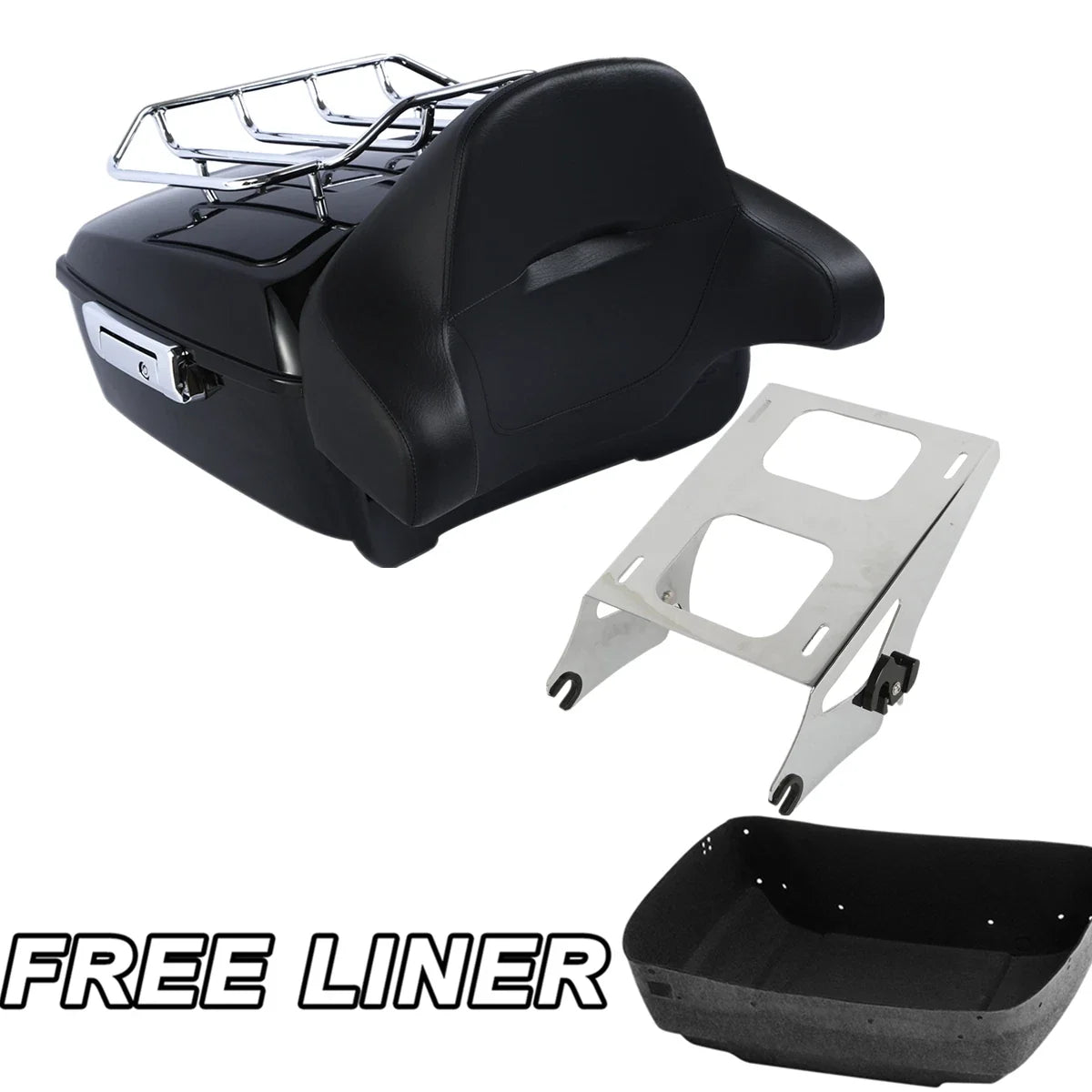 Backrest Pad Compatible with Harley Touring 2014 to 2025