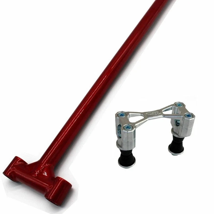 LSR Steering Stem for LTZ400 KFX400 (2004–2008) +1 +0 Red 7/8 Clamp