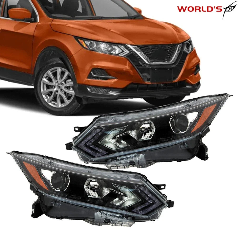 Set of 2 Halogen LED Projector Headlights for Rogue Sport (2020–2022)
