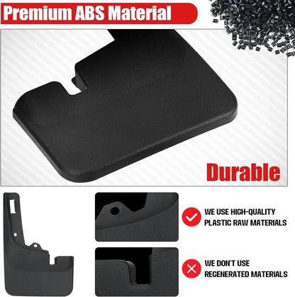 Mud Flaps Set of 4 Splash Guards for 2021-2024 Ford F-150